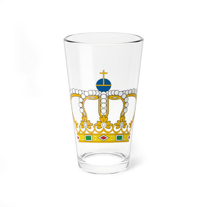 Coroa Real Fechada - cinco arcos - Portugal (Portugal) (Coat of Arms) Pint Glass 16oz