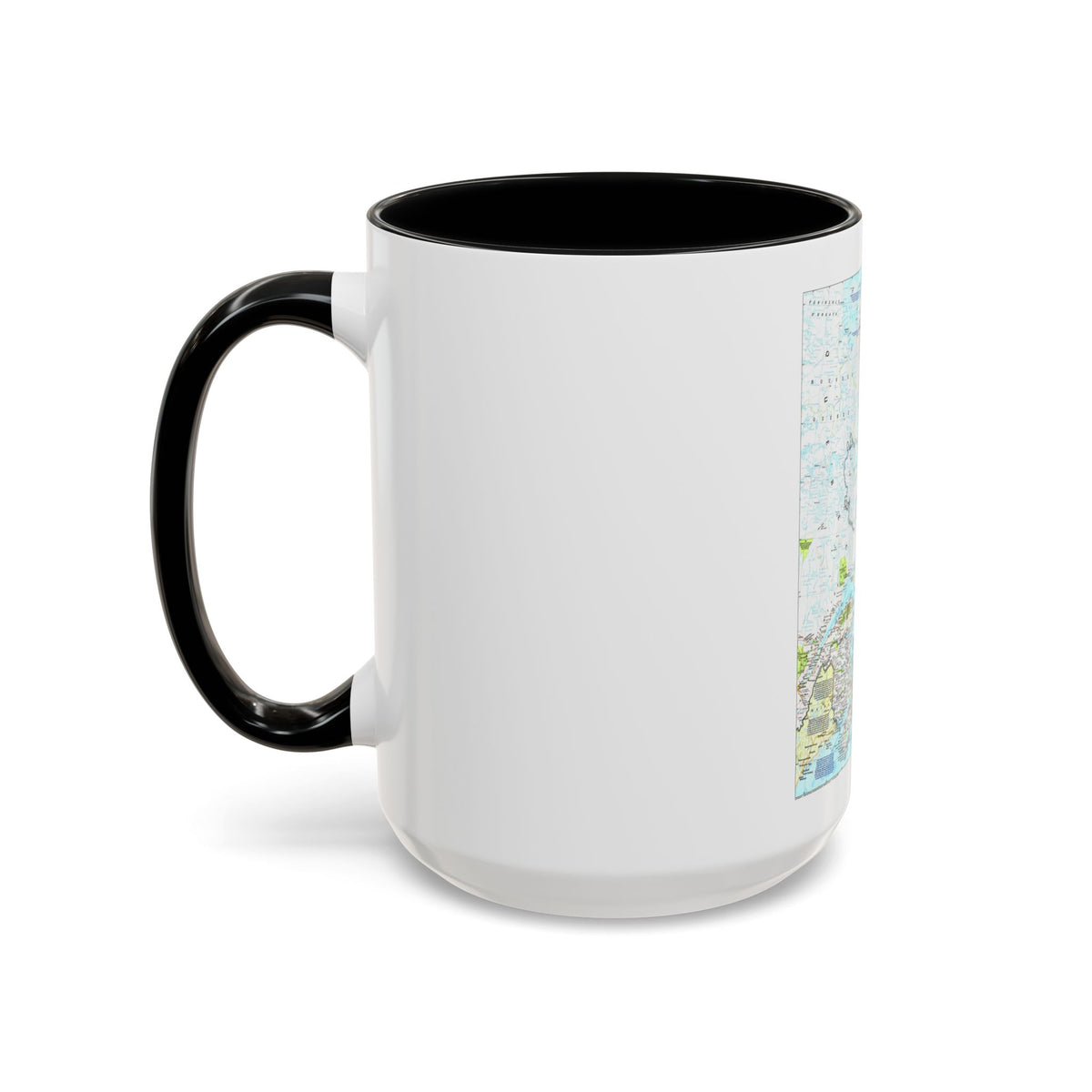 Canada - Atlantic 1 (1992) (Map) Accent Coffee Mug