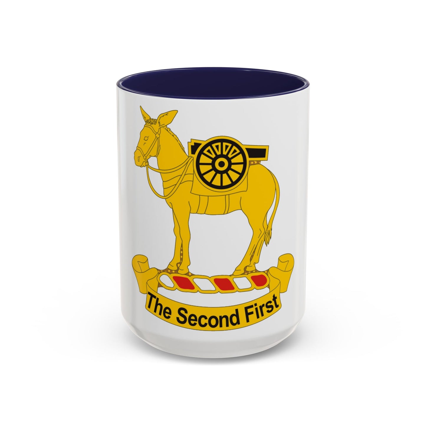 2nd Field Artillery Regiment (U.S. Army) Accent Coffee Mug