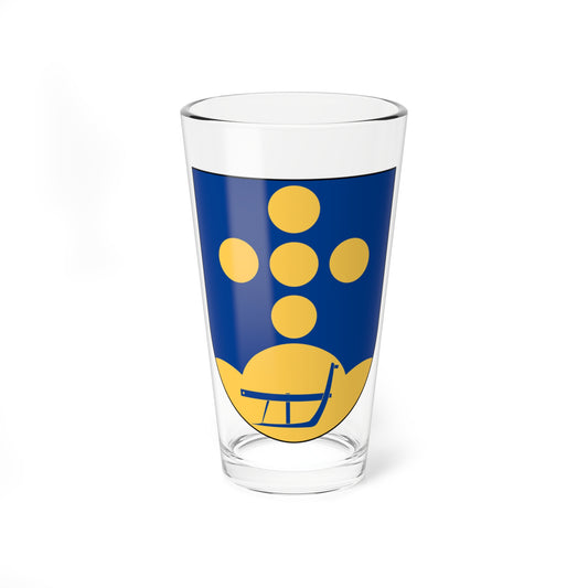 Vallerstad församling vapen (Sweden) (Coat of Arms) Pint Glass 16oz