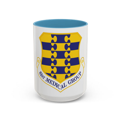 61st Medical Group (U.S. Air Force) Accent Coffee Mug