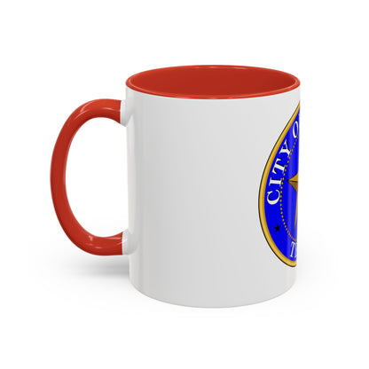 Seal of Dallas - Accent Coffee Mug