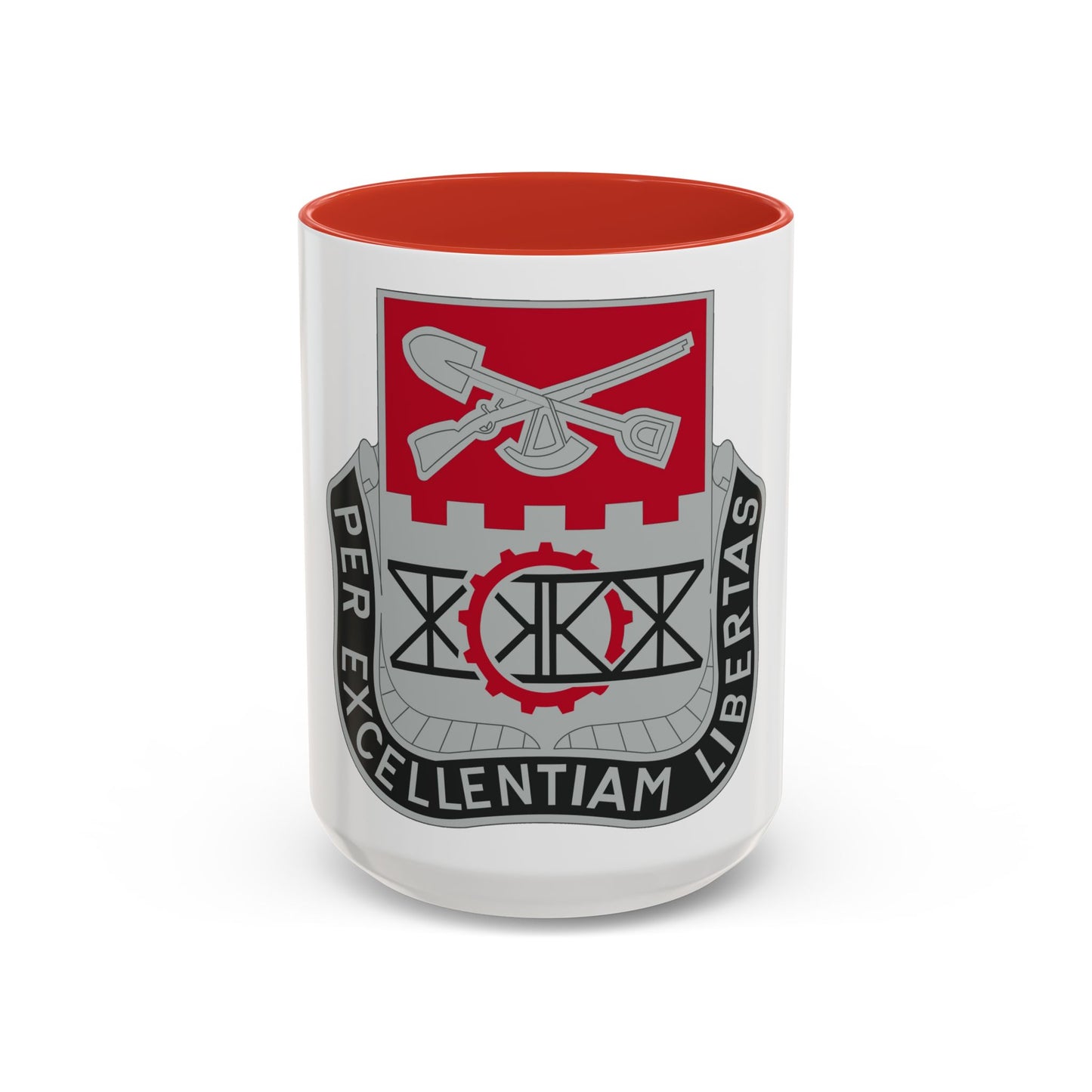 206 Engineer Battalion (U.S. Army) Accent Coffee Mug