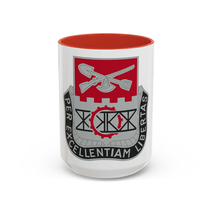 206 Engineer Battalion (U.S. Army) Accent Coffee Mug