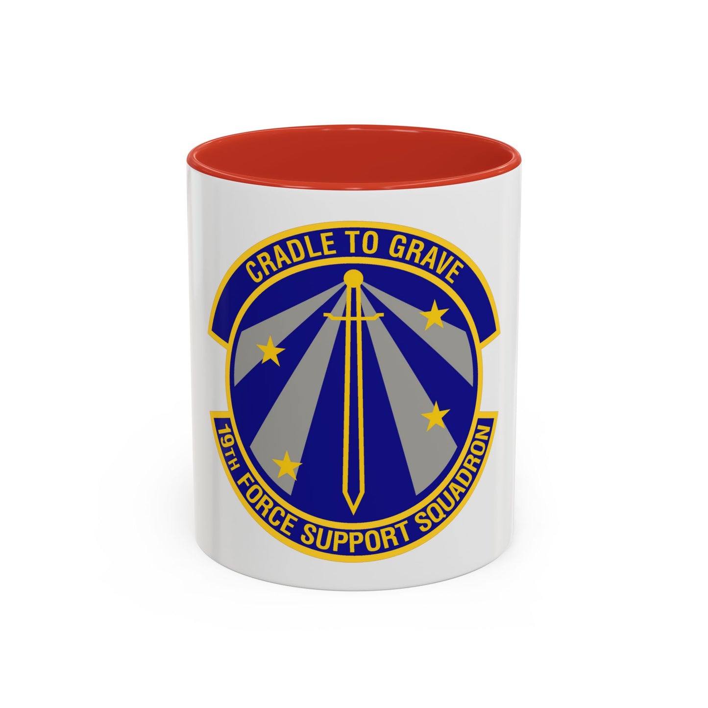 19th Force Support Squadron (U.S. Air Force) Accent Coffee Mug