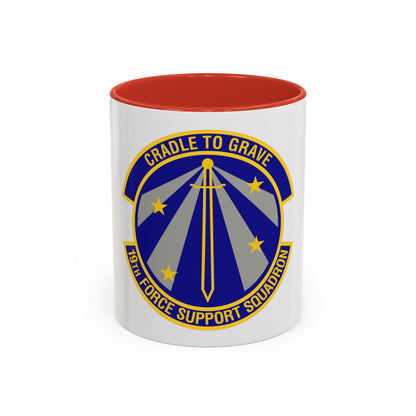 19th Force Support Squadron (U.S. Air Force) Accent Coffee Mug