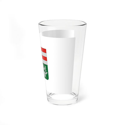 Flag of Pusztazamor (Hungary) Pint Glass 16oz