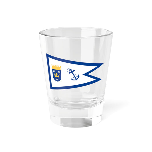 Burgee of Sigtuna Batklubb (Sweden) Shot Glass 1.5oz