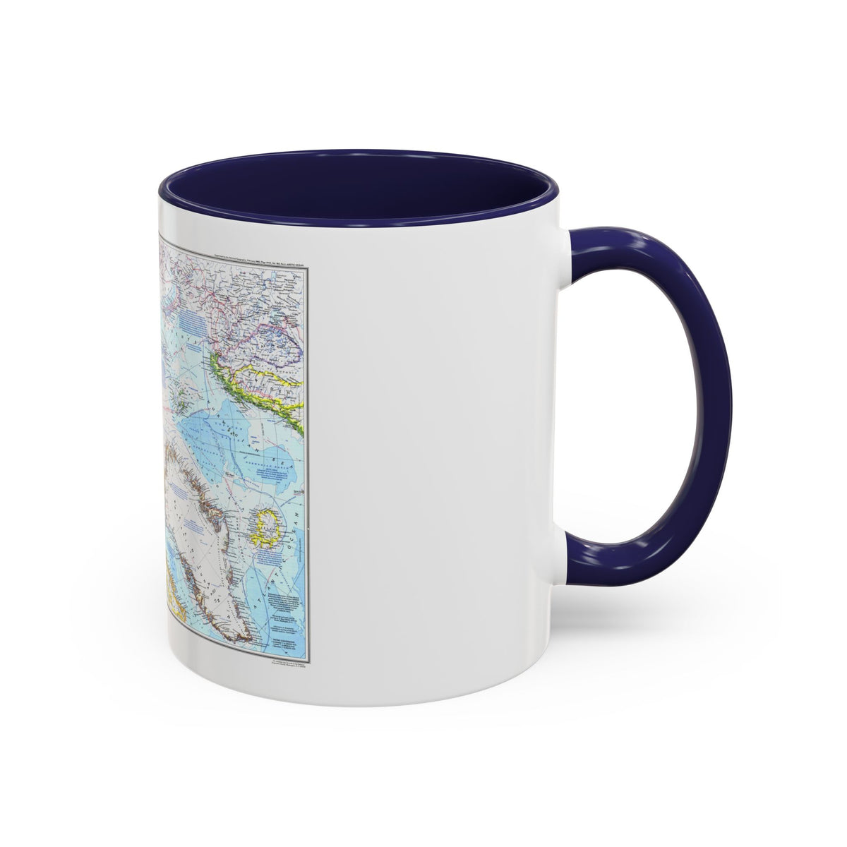 Arctic Ocean (1983) (Map) Accent Coffee Mug