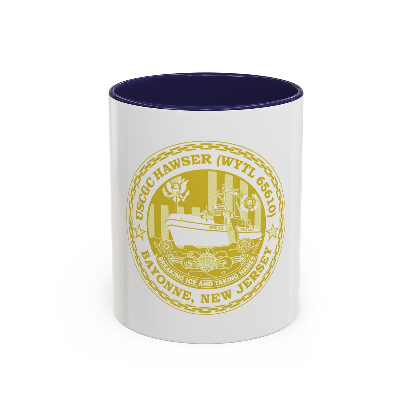 USCG Hawser WYTL 65610 Sim Gold (U.S. Coast Guard) Accent Coffee Mug