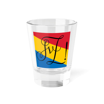 Fahne der Zahringia Bern (Switzerland) Shot Glass 1.5oz