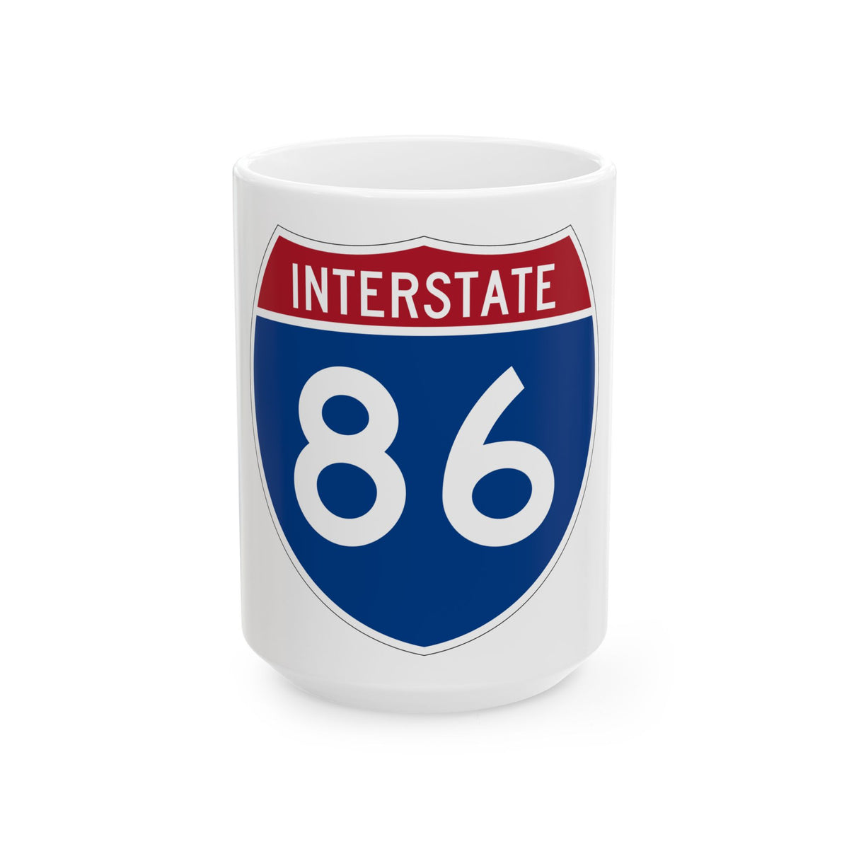 Interstate 86 Pennsylvania New York (U.S. Highways) White Coffee Mug