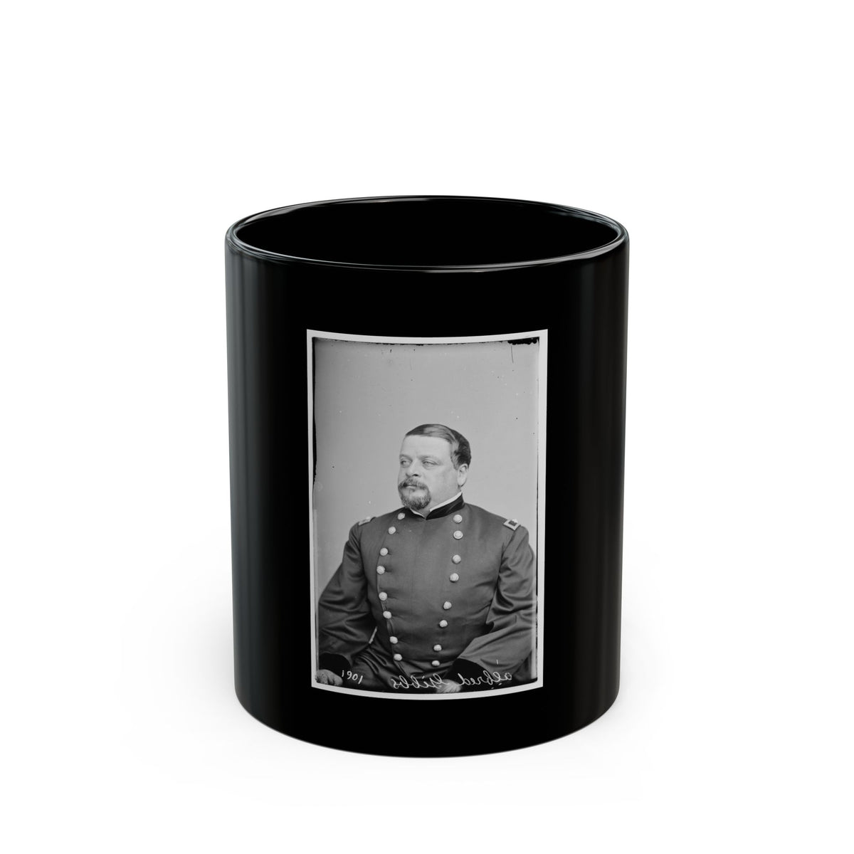 Alfred Gibbs, Col. 130th Ny Inf 002 (U.S. Civil War) Black Coffee Mug