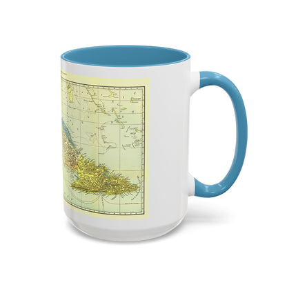 Central America - Cuba (1906) (Map) Accent Coffee Mug