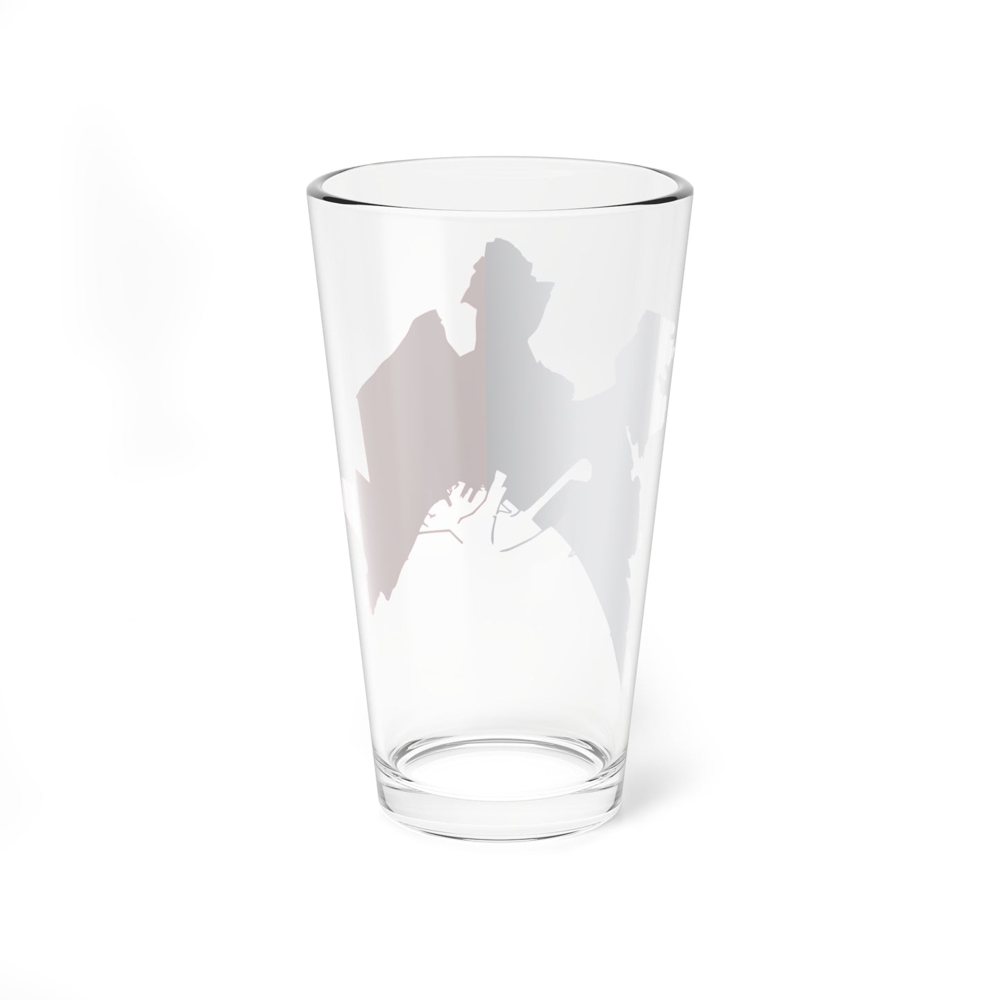 Flag map of Cagliari Casteddu (Italy) Pint Glass 16oz
