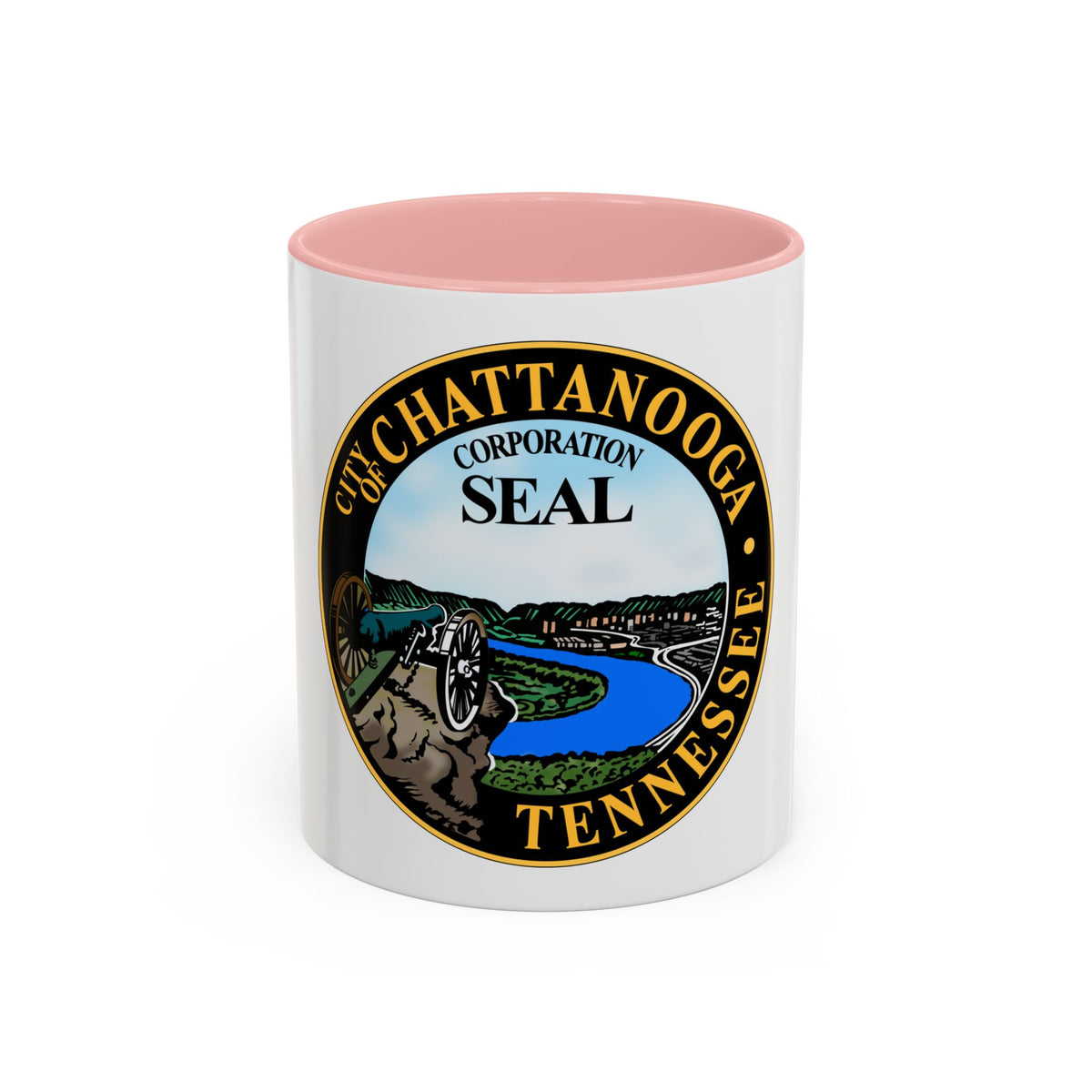 Seal of Chattanooga Tennessee - Accent Coffee Mug