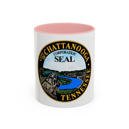 Seal of Chattanooga Tennessee - Accent Coffee Mug