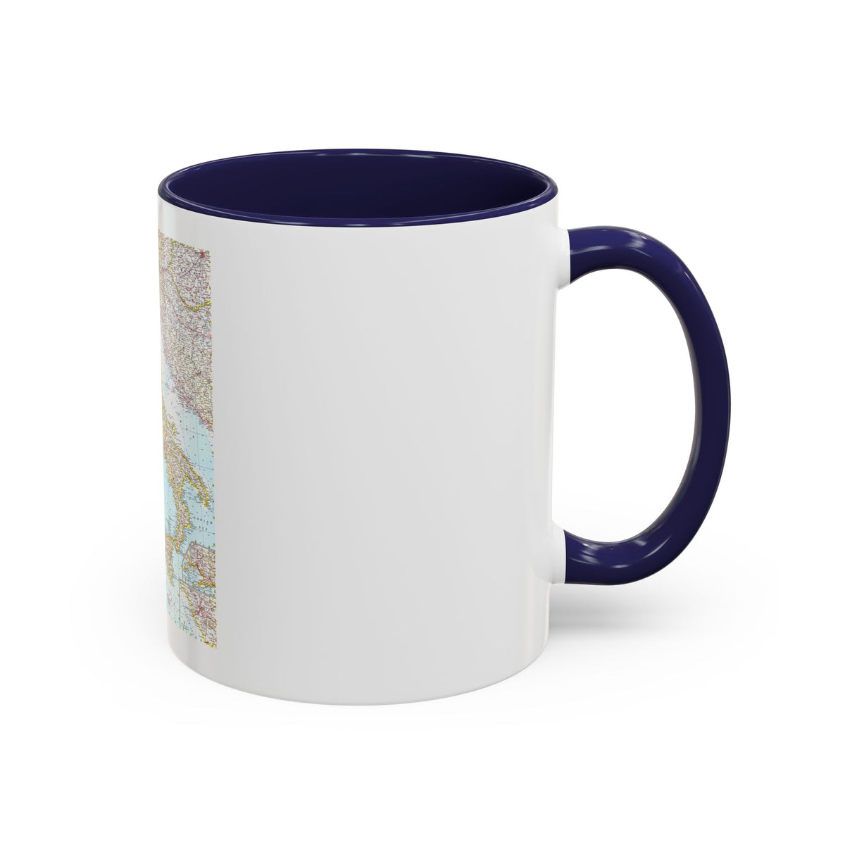 Italy (1961) (Map) Accent Coffee Mug