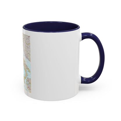 Italy (1961) (Map) Accent Coffee Mug