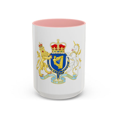 Coat of Arms of The Kingdom Ireland - Accent Coffee Mug