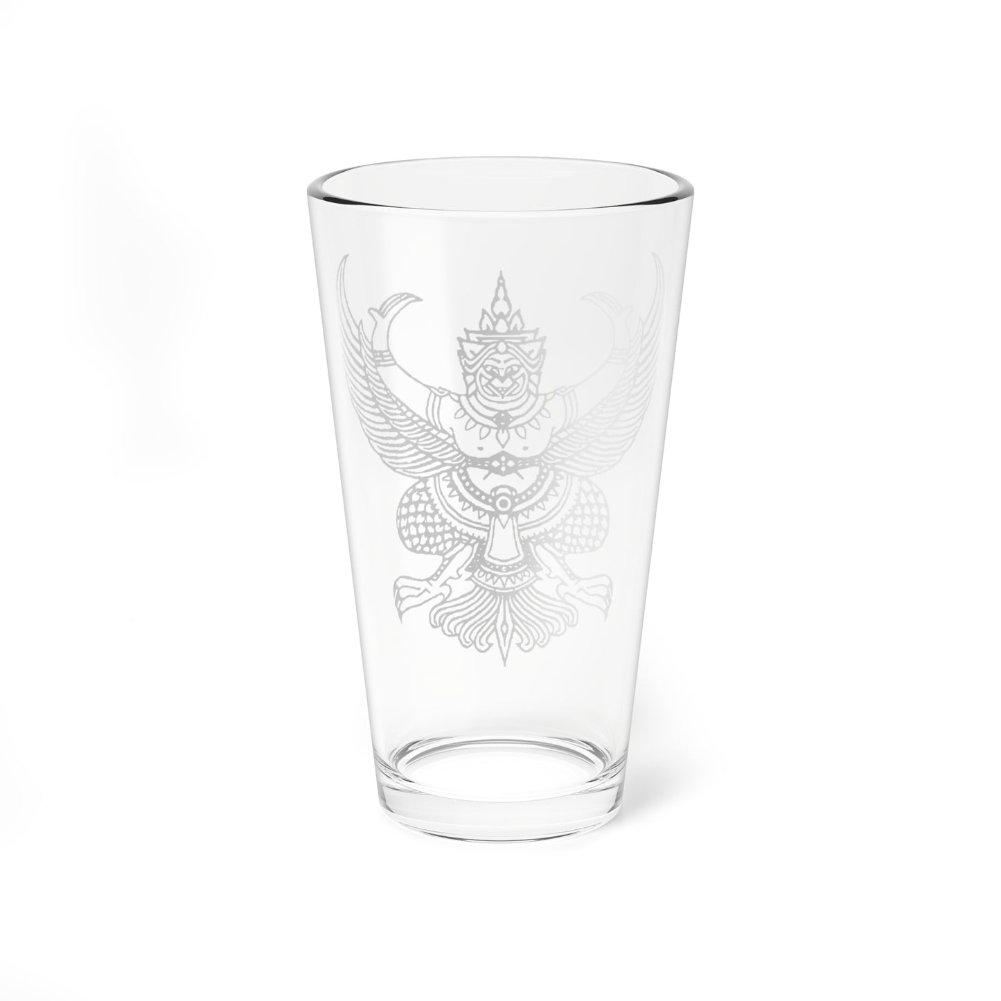 Thai government Garuda emblem Version 3 (Thailand) (Coat of Arms) Pint Glass 16oz