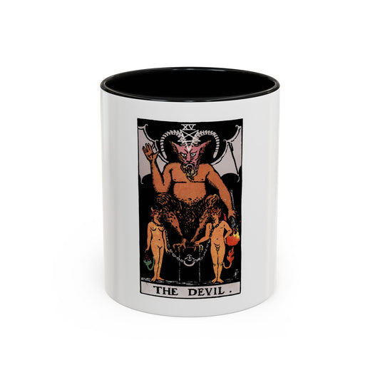 The Devil (Tarot Card) Accent Coffee Mug