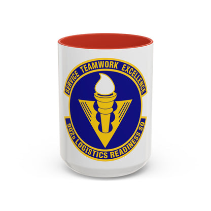 902d Logistics Readiness Squadron (U.S. Air Force) Accent Coffee Mug