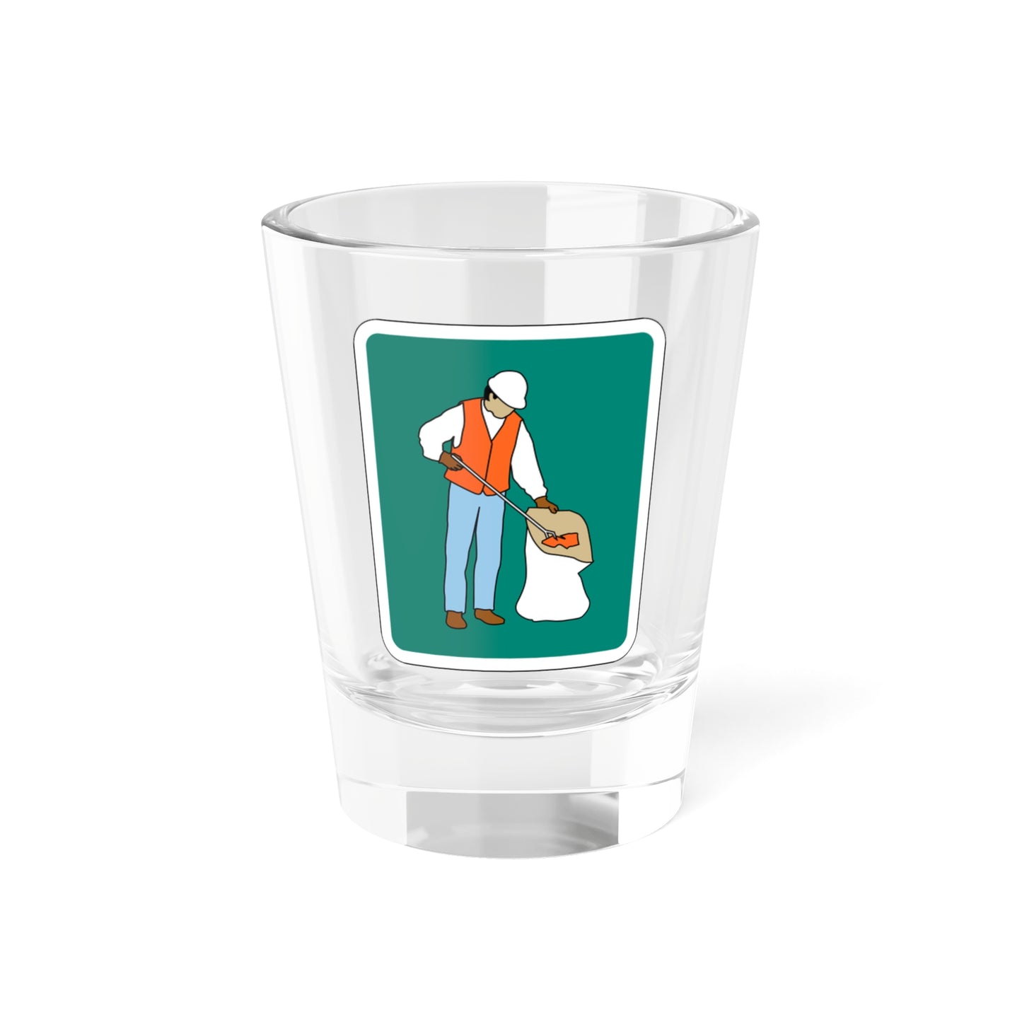 MUTCD-CA S32-1 (California) (Road Sign) Shot Glass 1.5oz