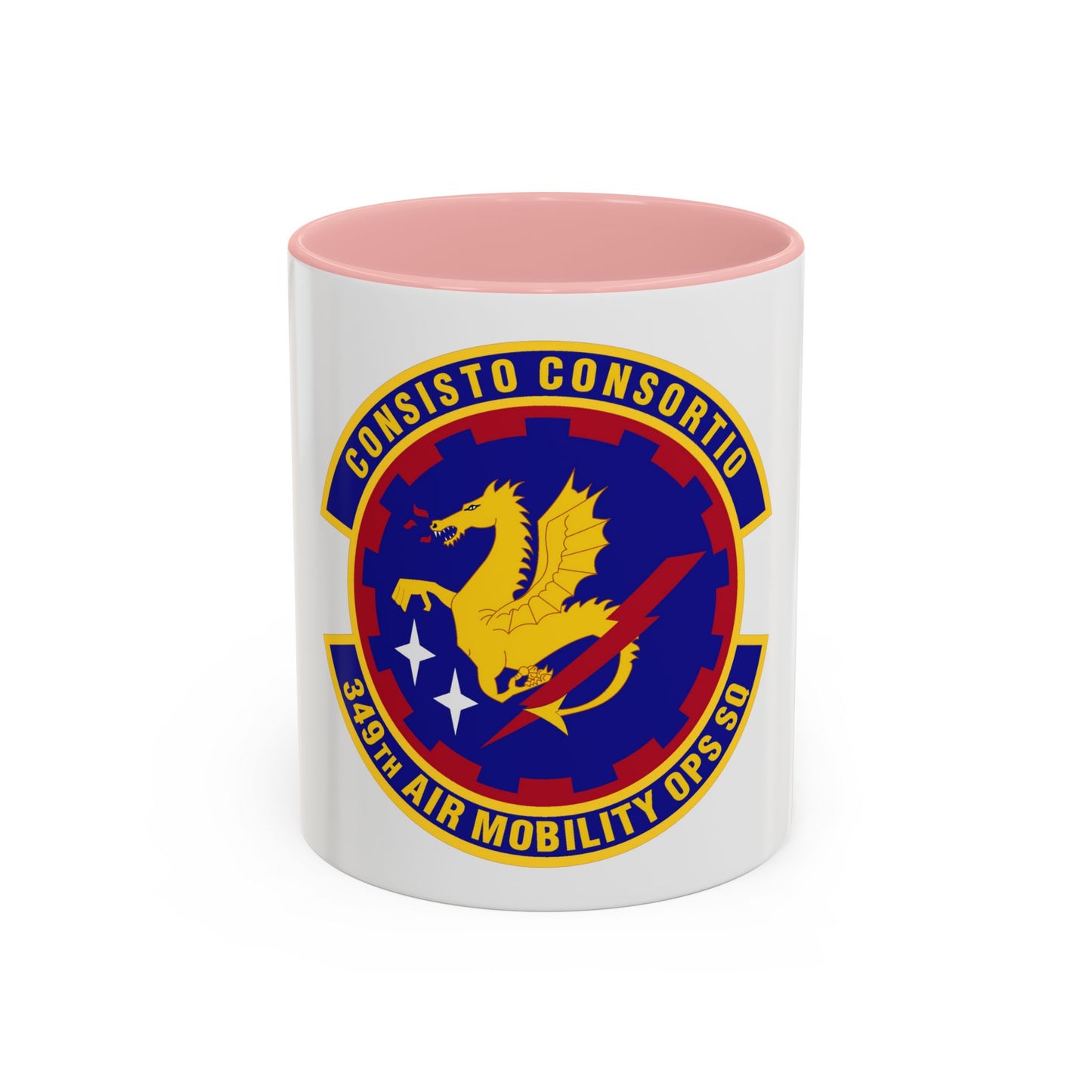 349th Air Mobility Operations Squadron (U.S. Air Force) Accent Coffee Mug