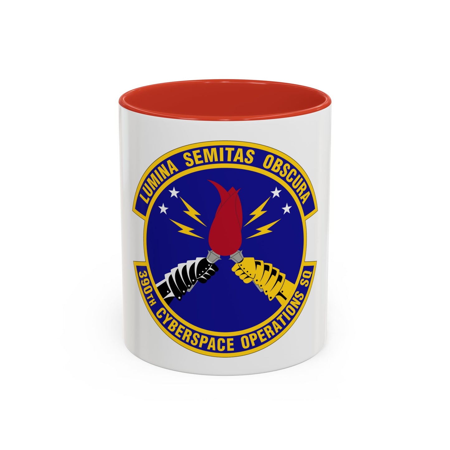 390 Cyberspace Operations Squadron ACC (U.S. Air Force) Accent Coffee Mug