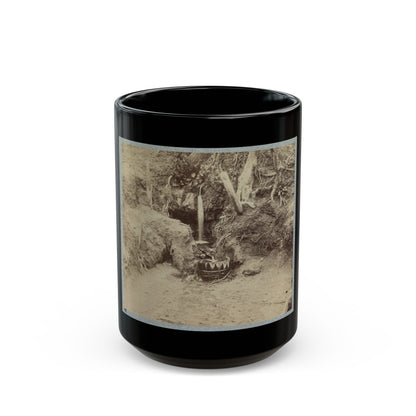 Battlefield Of Chickasaw Bayou, Miss. The Poison Spring, February, 1864 (U.S. Civil War) Black Coffee Mug