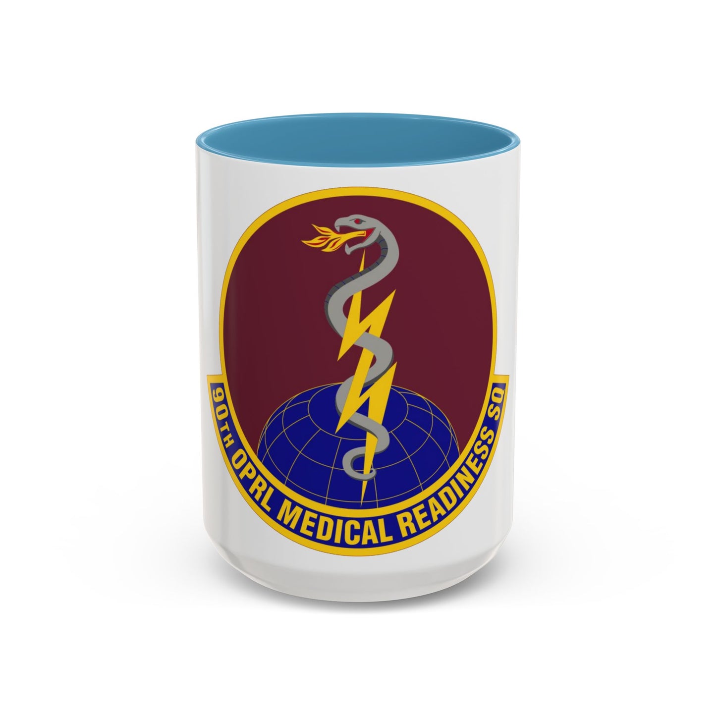 90 Operational Medical Readiness Squadron AFGSC (U.S. Air Force) Accent Coffee Mug