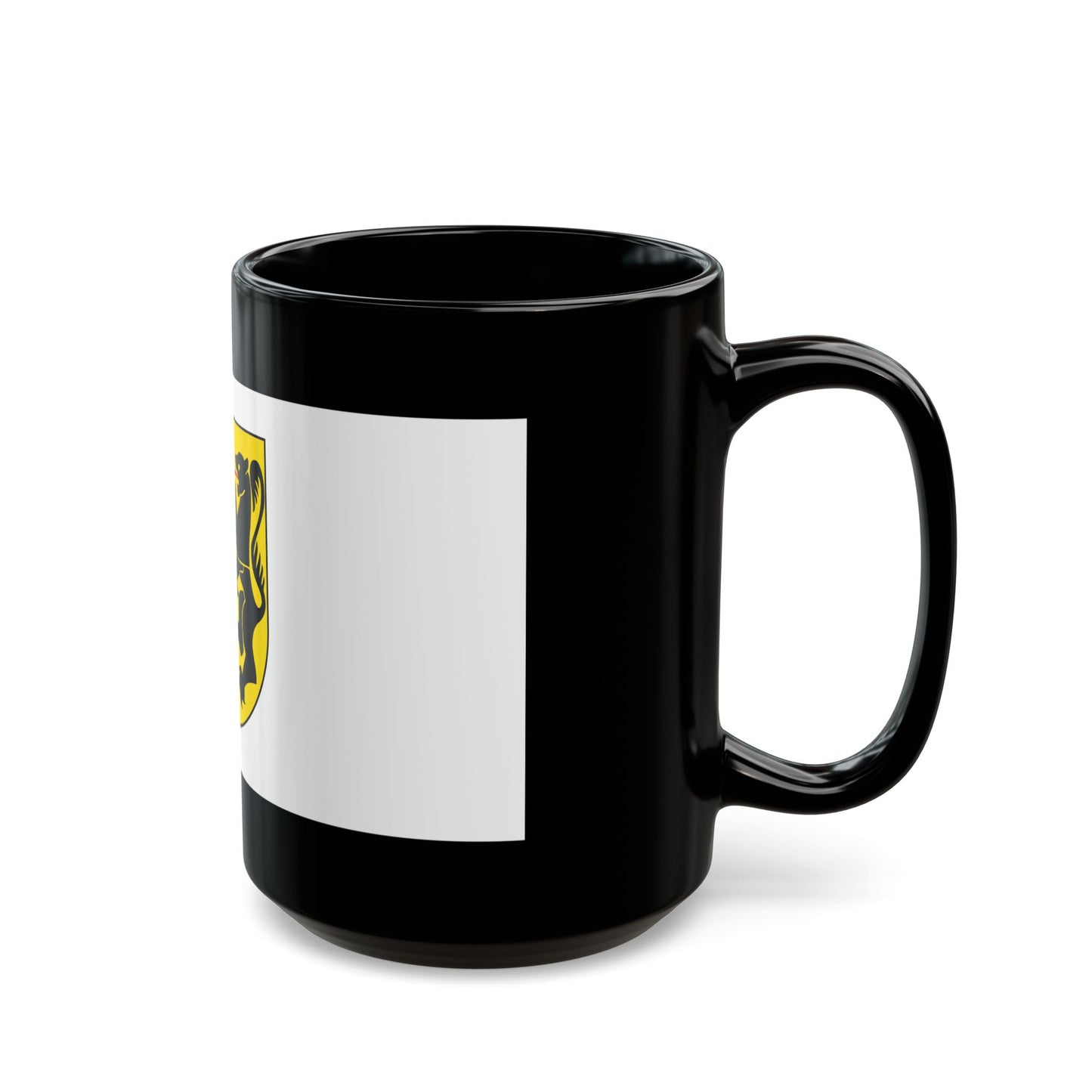 Flag of Rhein Kreises Neuss Germany - Black Coffee Mug-Go Mug Yourself