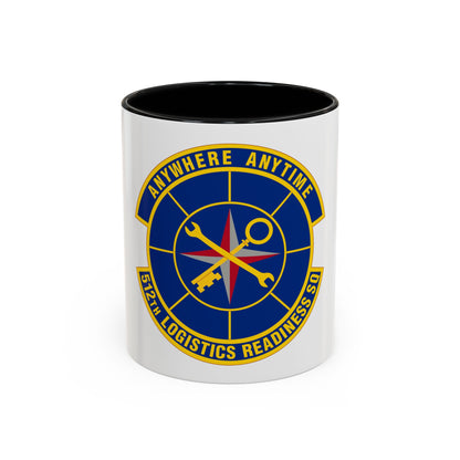 512 Logistics Readiness Squadron AFRC (U.S. Air Force) Accent Coffee Mug