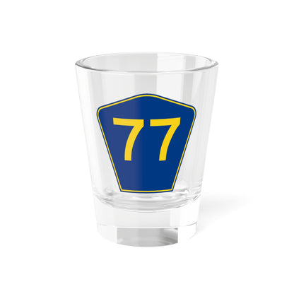 PR secondary 77 (Puerto Rico) (Road Sign) Shot Glass 1.5oz