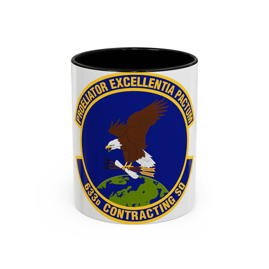 633d Contracting Squadron (U.S. Air Force) Accent Coffee Mug