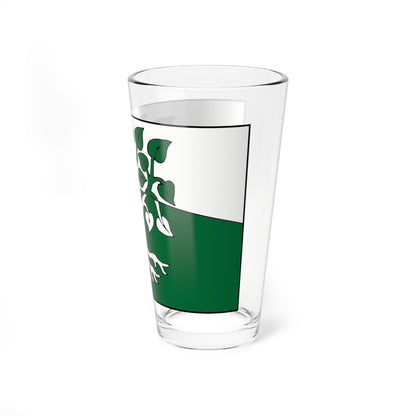 Flag Shcheglovo Leningrad oblast (Russia) Pint Glass 16oz