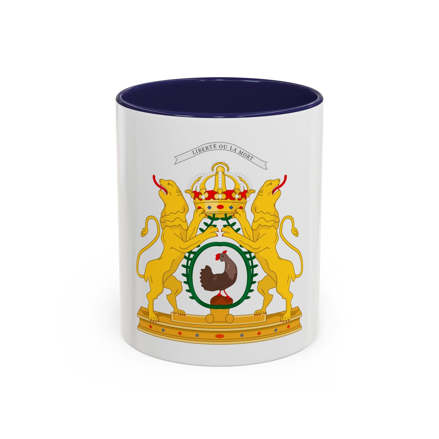 Coat of arms of the First Empire of Haiti - Accent Coffee Mug