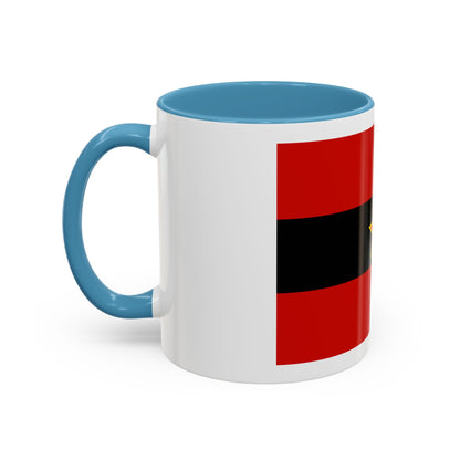 Civil Ensign of Albania 1945 to 1992 - Accent Coffee Mug