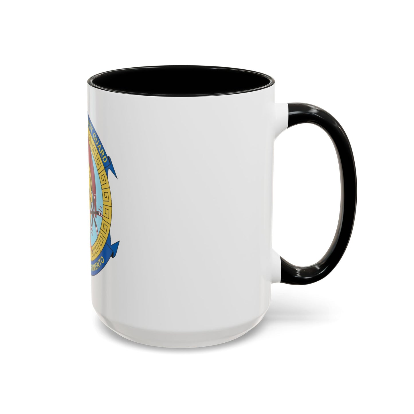USCG AS Sacramento CA (U.S. Coast Guard) Accent Coffee Mug