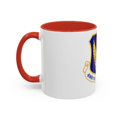 480 Intelligence Surveillance and Reconnaissance Group ACC (U.S. Air Force) Accent Coffee Mug