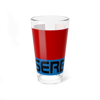 Flag of SERB (Russia) Pint Glass 16oz