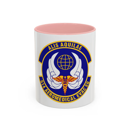514th Aeromedical Evacuation Squadron (U.S. Air Force) Accent Coffee Mug