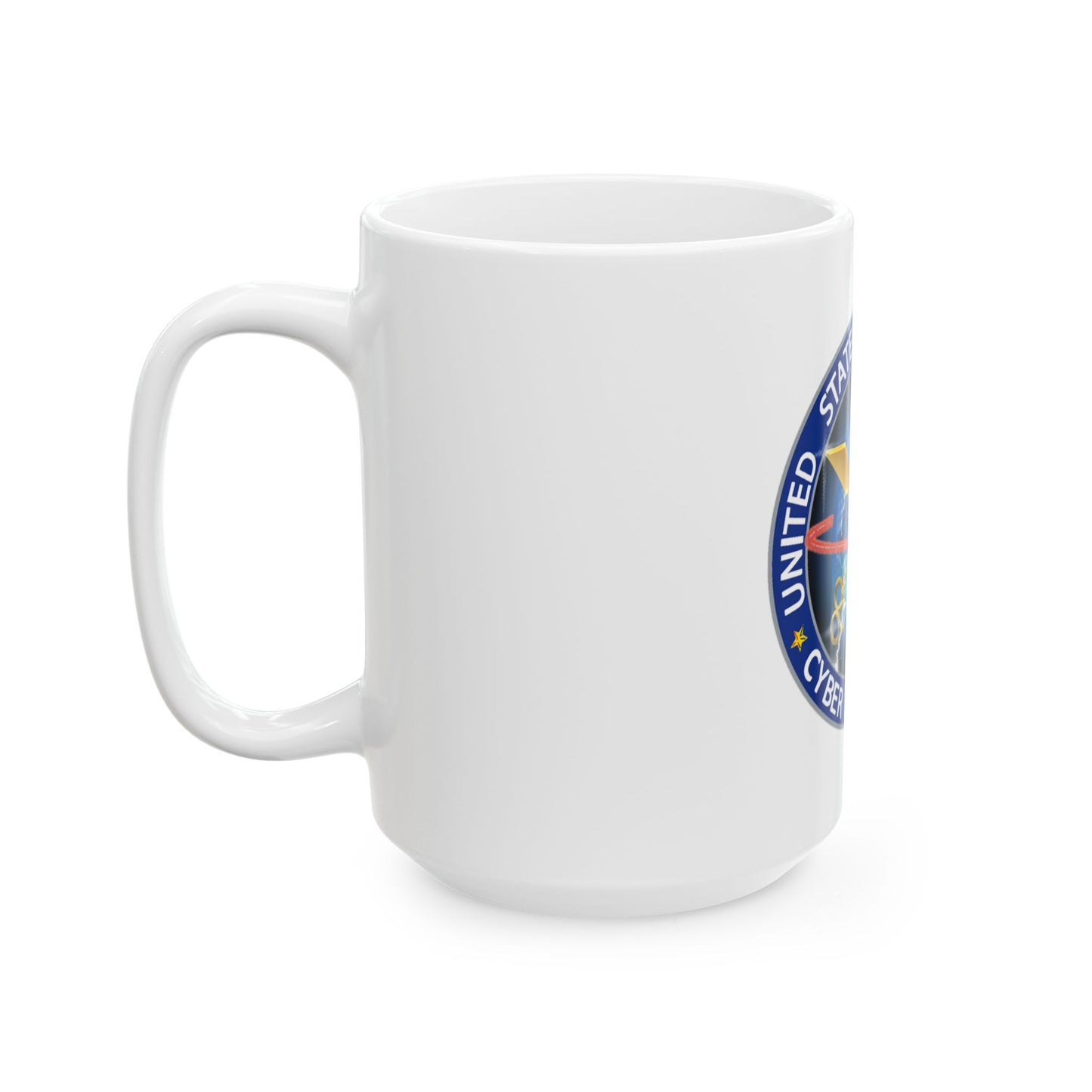 USCG Cyber Command (U.S. Coast Guard) White Coffee Mug