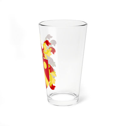 Coat of Arms of William Avery (United States) (Coat of Arms) Pint Glass 16oz
