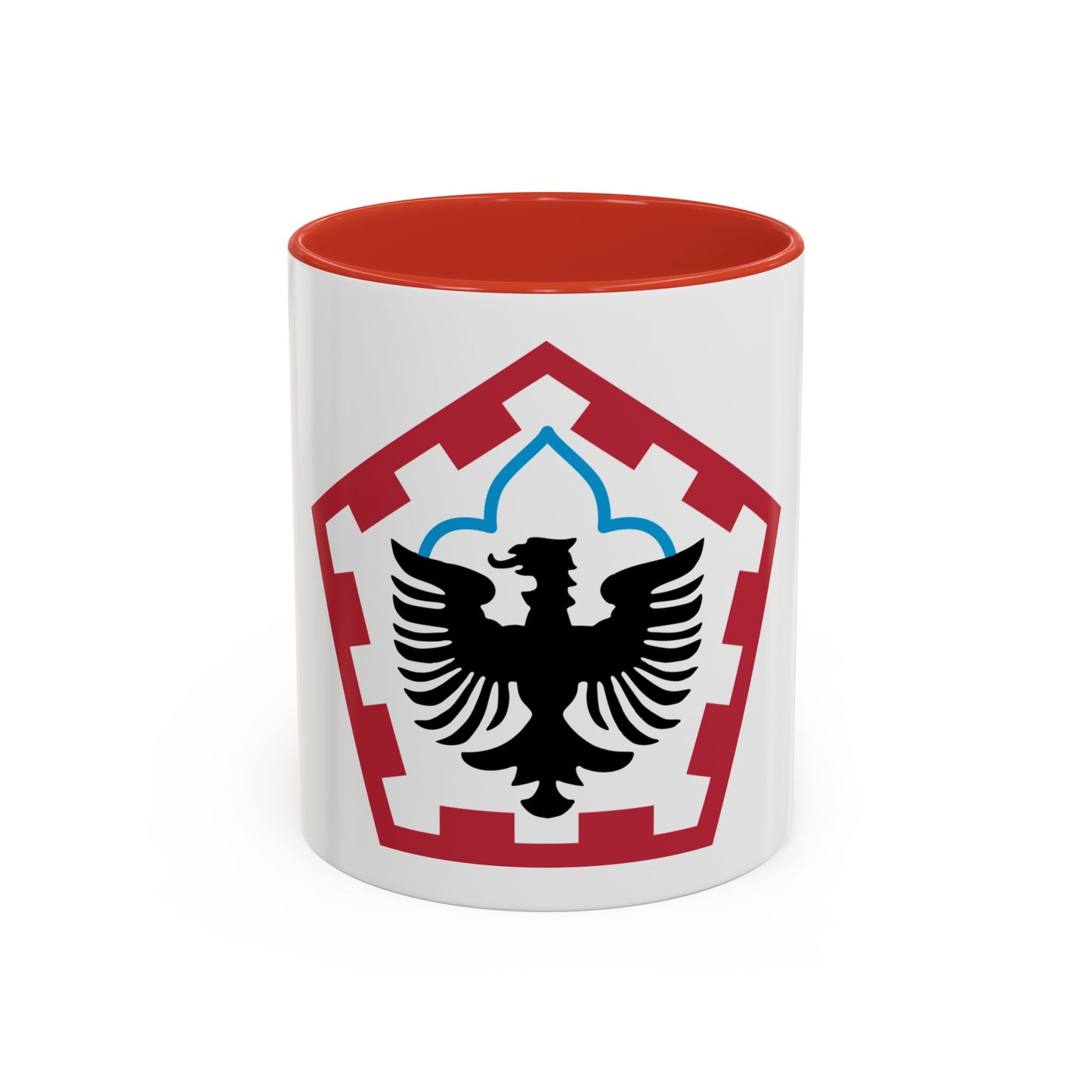 555th Engineer Brigade (U.S. Army) Accent Coffee Mug