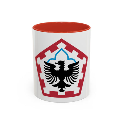 555th Engineer Brigade (U.S. Army) Accent Coffee Mug