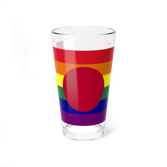 Gay Pride Flag of Japan (Japan) Pint Glass 16oz