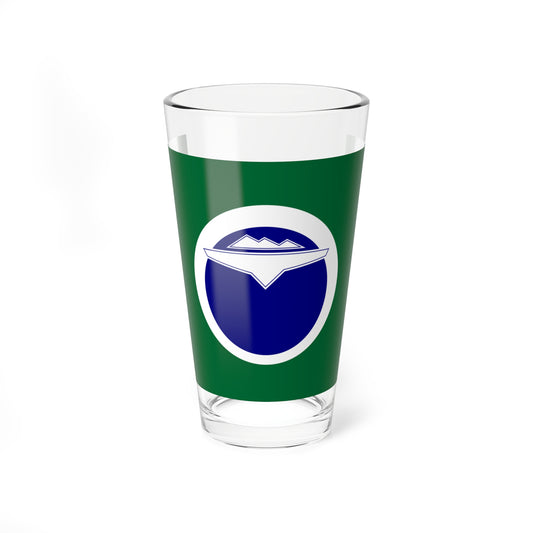 Flag of Teshikaga Hokkaido (Japan) Pint Glass 16oz