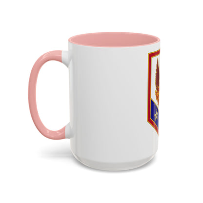 110 Maneuver Enhancement Brigade (U.S. Army) Accent Coffee Mug